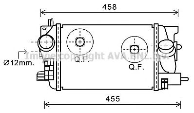 AVA QUALITY COOLING ol4575 -  Интеркулер